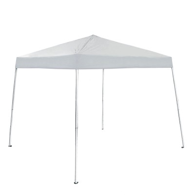 Aleko Iron Foldable Gazebo Canopy for Outdoor Events - 8x 8 Ft - White Color   555955889